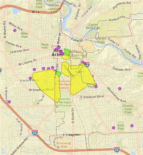 Image of MAP Dte Outage Map Ann Arbor